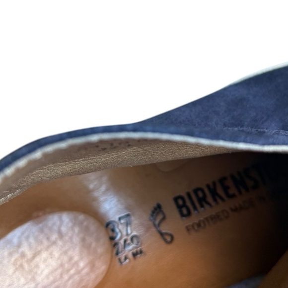 Birkenstock Myra Suede Leather Navy Booties size 6 - Picture 15 of 16